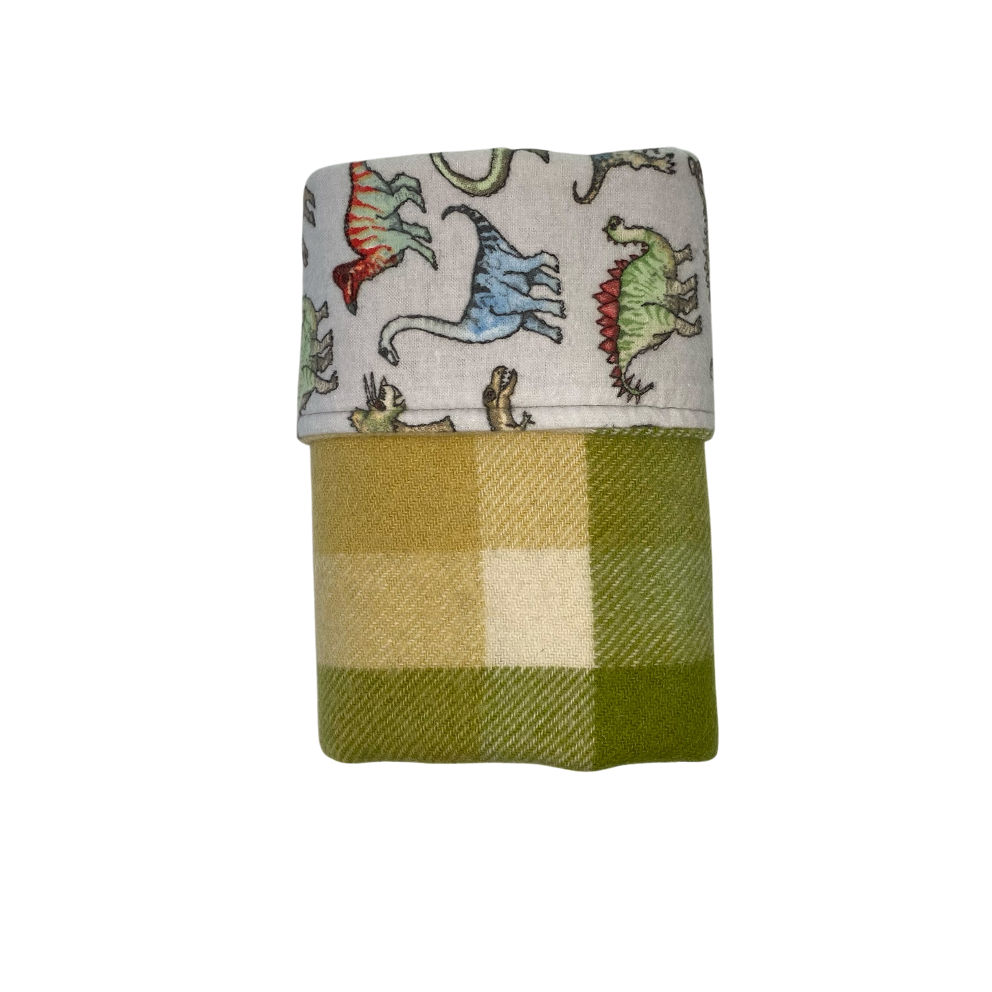 Woollen Blanket Greens with Dinosaur