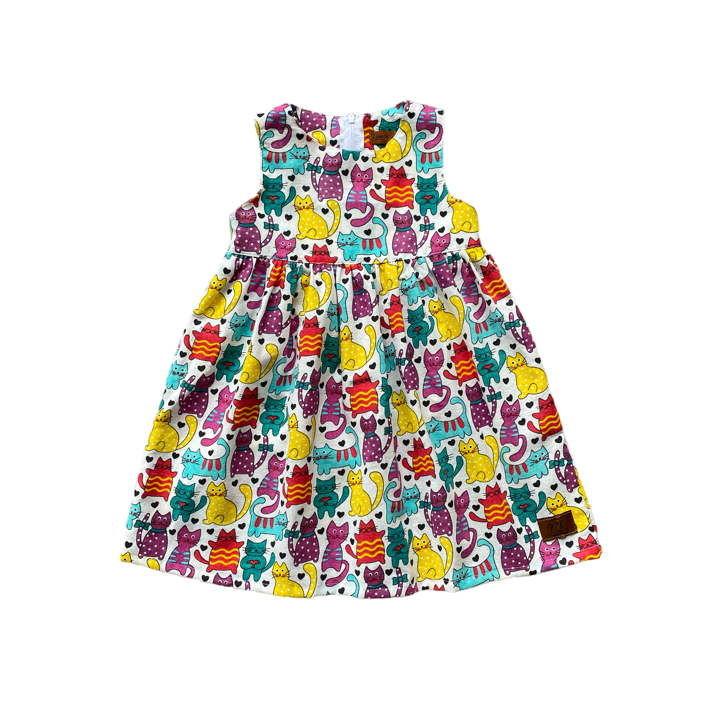 Colourful Cat Dress