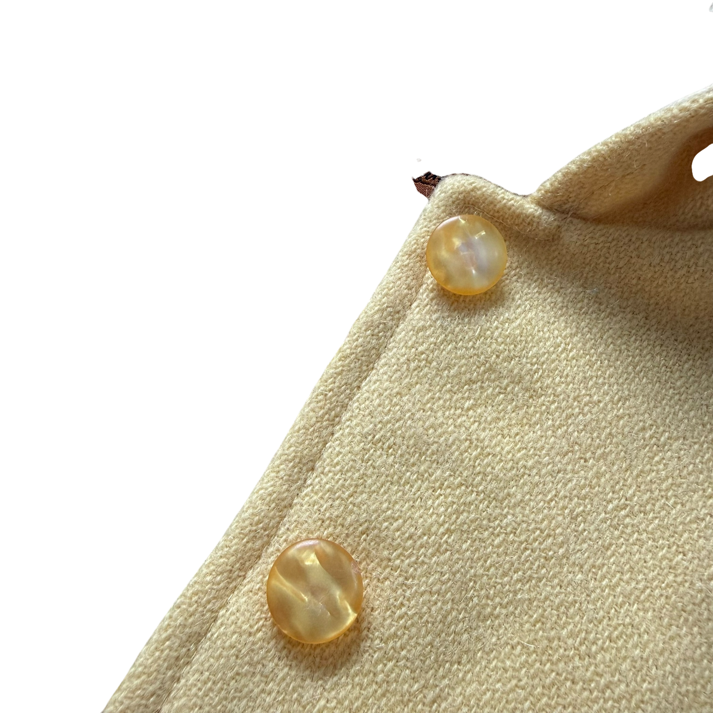 Woollen Baby Vest Yellow with Ducks