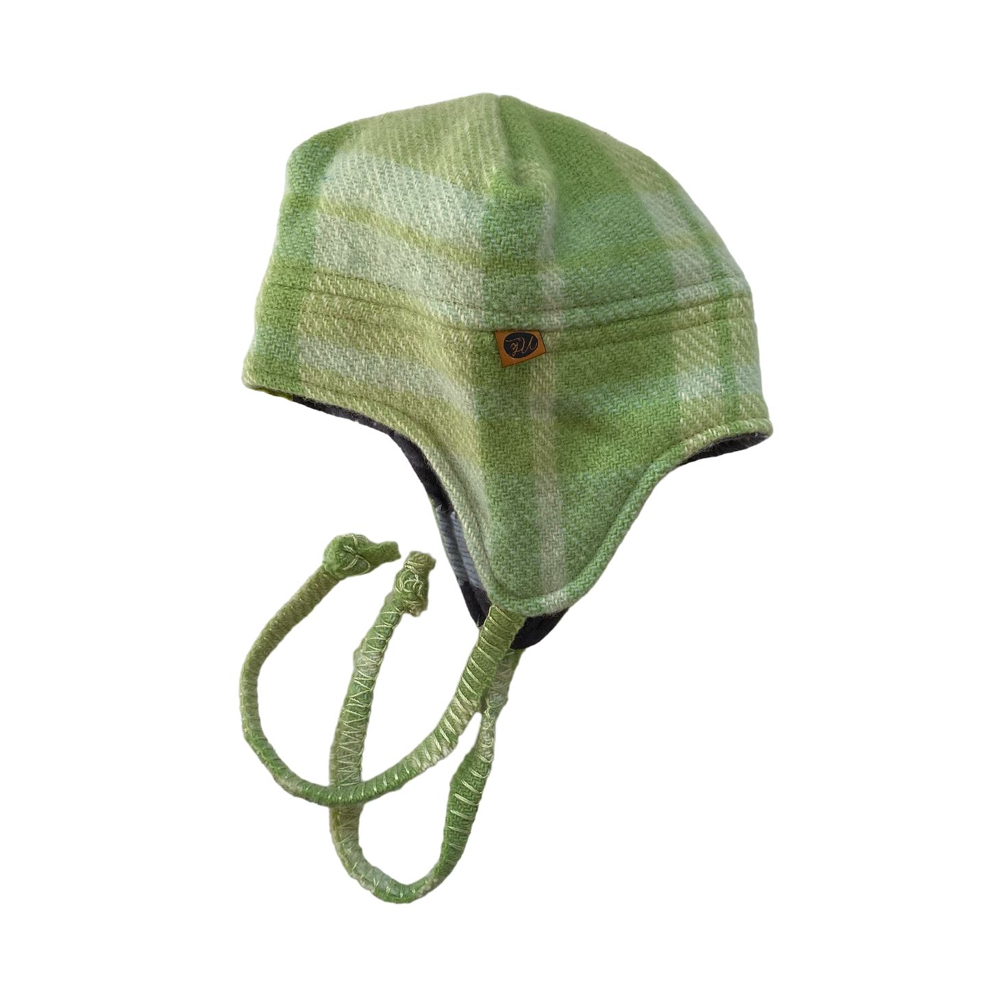 Woollen Hat Green with Dinosaurs