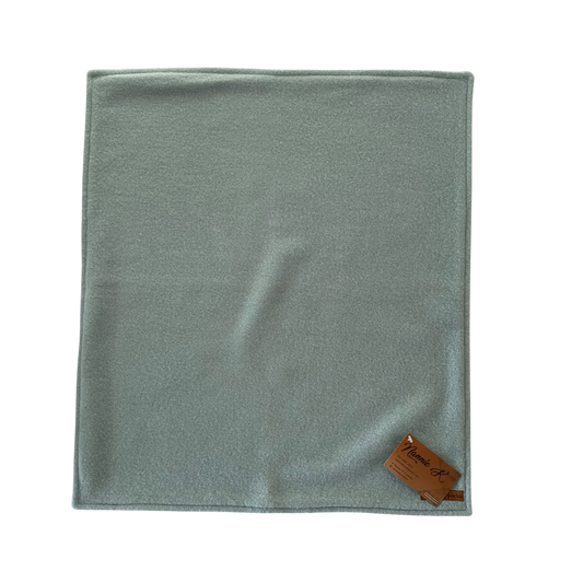 Woollen Blanket Duck Egg with Sail Boats
