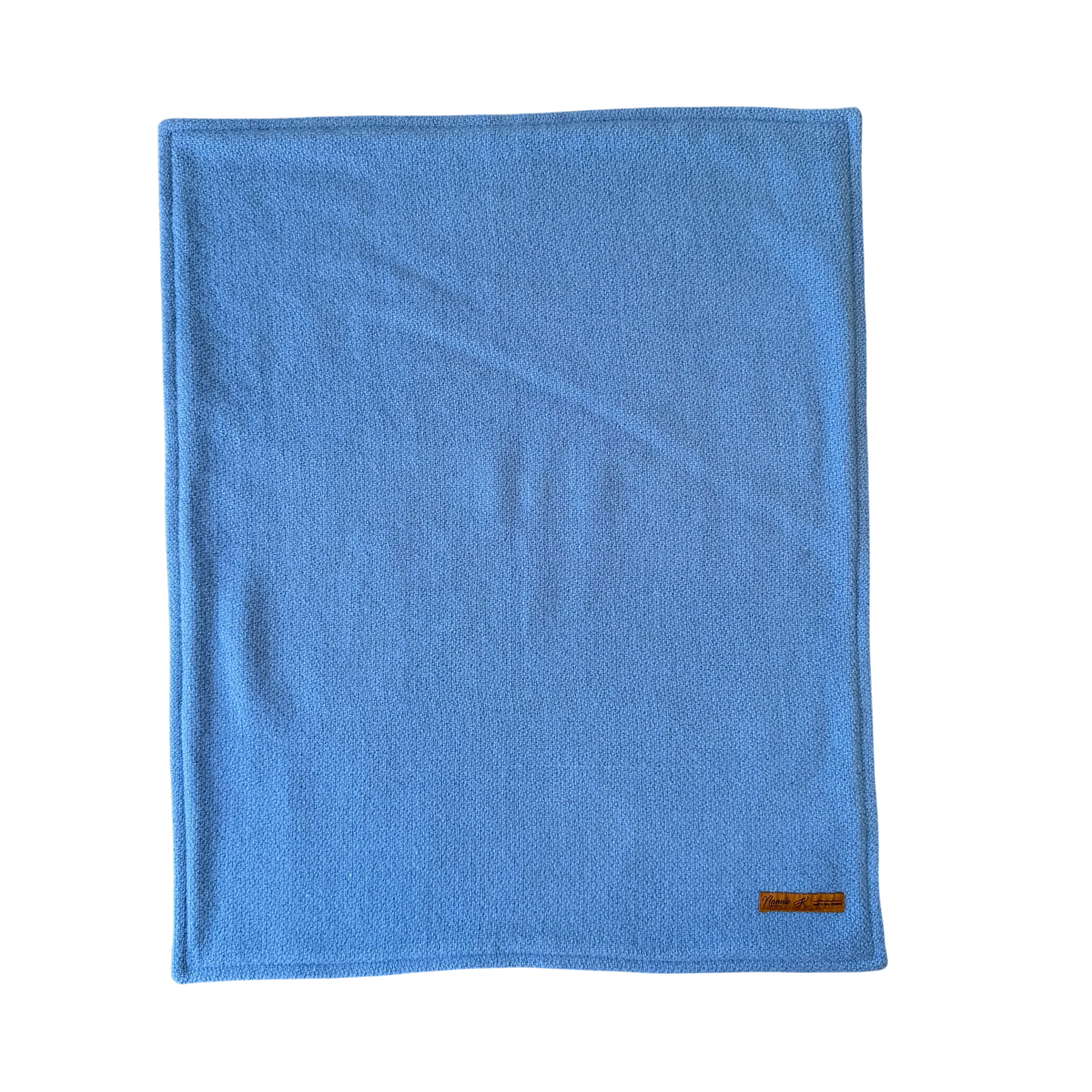 Woollen Blanket Soft Blue with Nursery lining