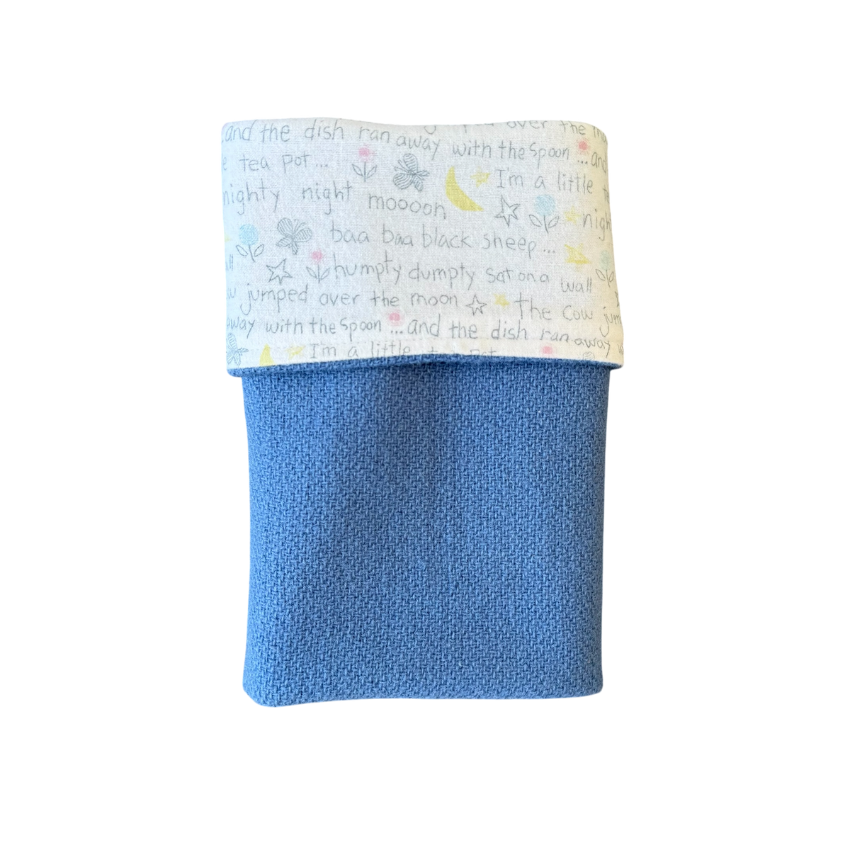 Woollen Blanket Soft Blue with Nursery lining