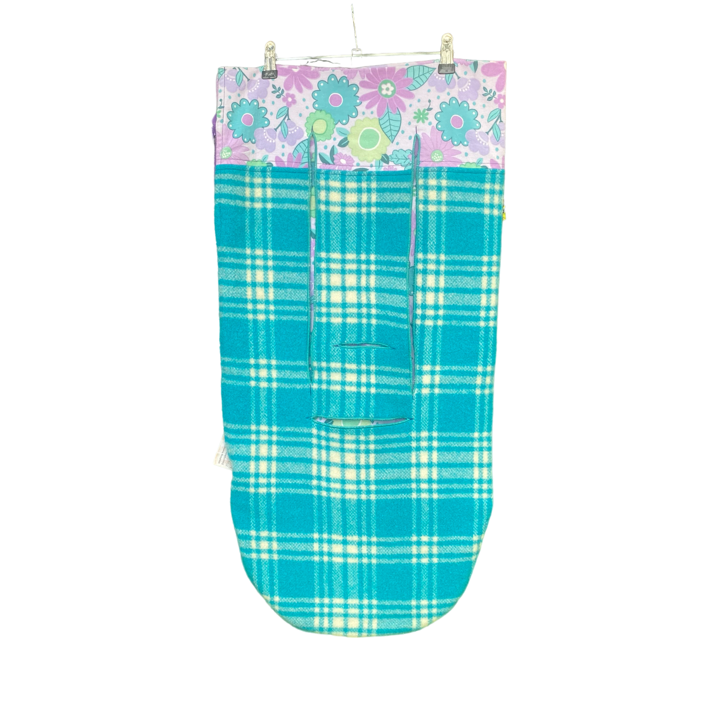 Stroller Bag Purple with Floral
